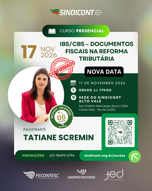 IBS/CBS � DOCUMENTOS FISCAIS NA REFORMA TRIBUT�RIA